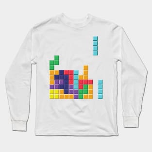 Falling Blocks Long Sleeve T-Shirt